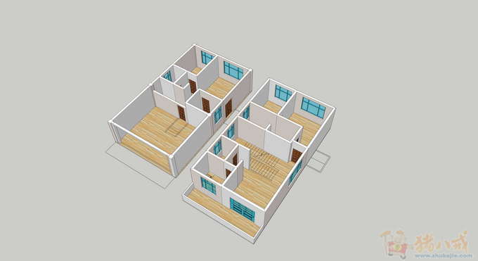 特急!农村住宅简单平面图设计-自建房设计-猪八
