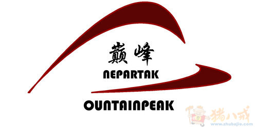 巅峰户外服装领标logo 吊牌设计
