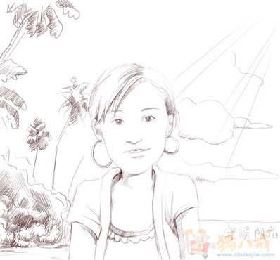 <em>根据照片</em>为她<em>画漫画</em>像 - 照片变卡通 - 照片处