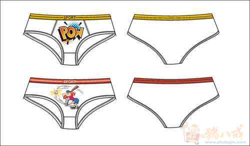 情侣<em>内裤款式</em>设计 - 服装设计 - 服装设计 - 猪八