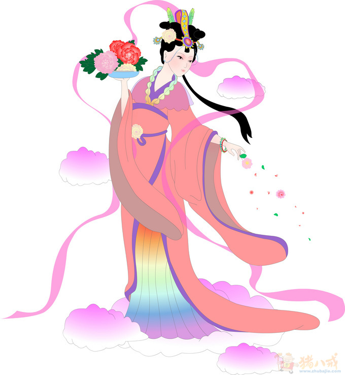 征求卡通人物设计_<em>天女散花-动画</em>flash-猪八戒