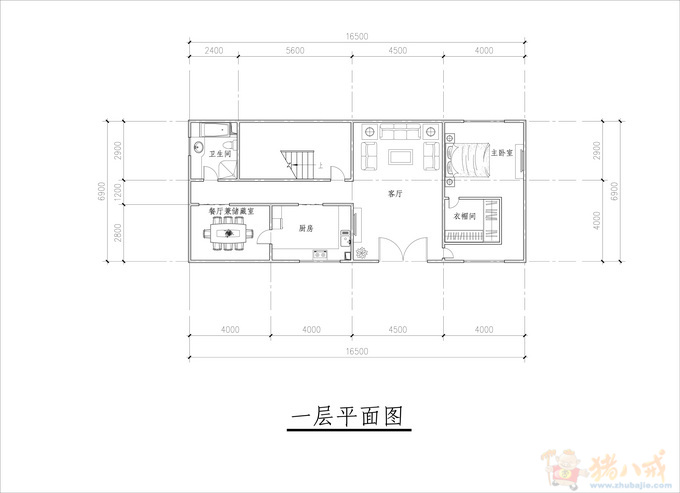 农村房屋建筑平面图设计_上海天城建筑设计研