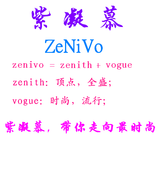 <em>女性服装品牌名称</em>,要英文的,可注册的。-品牌起