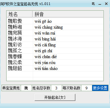 <em>魏氏女孩取名</em>,大家帮忙,欢迎高手,专家赐名-宝