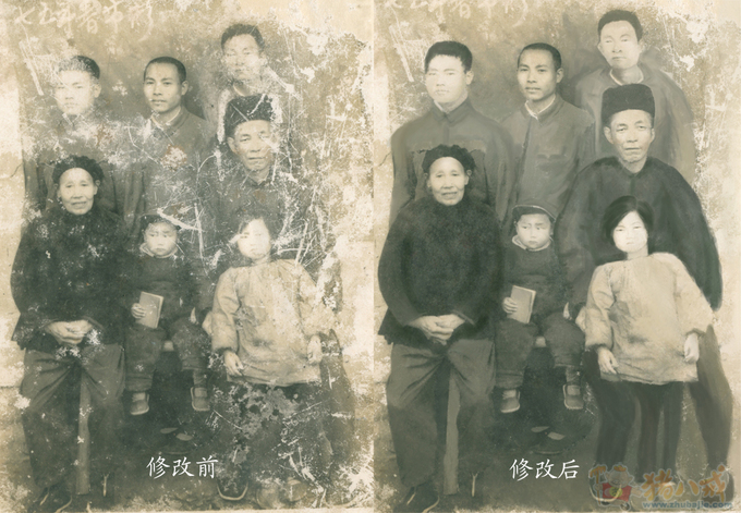 <em>旧照片修复</em>-照片美化-猪八戒网