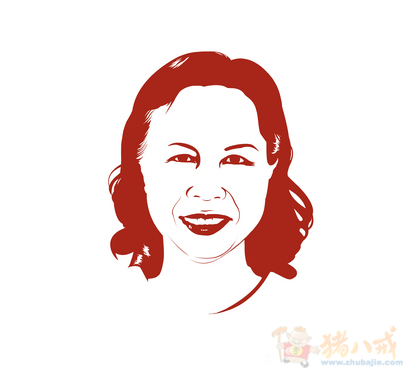 林太太餐饮连锁logo设计(参照相片,将头像画成肯德基式的矢量图)