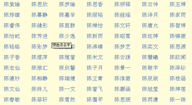 <em>陈姓女宝宝起名</em>-宝宝<em>起名</em>-猪八戒网