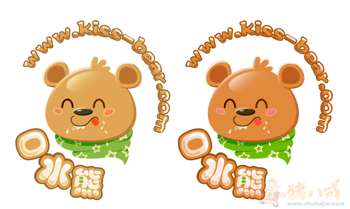 设计小熊卡通形象logo