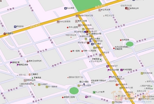 黑龙江省牡丹江市区地图图片