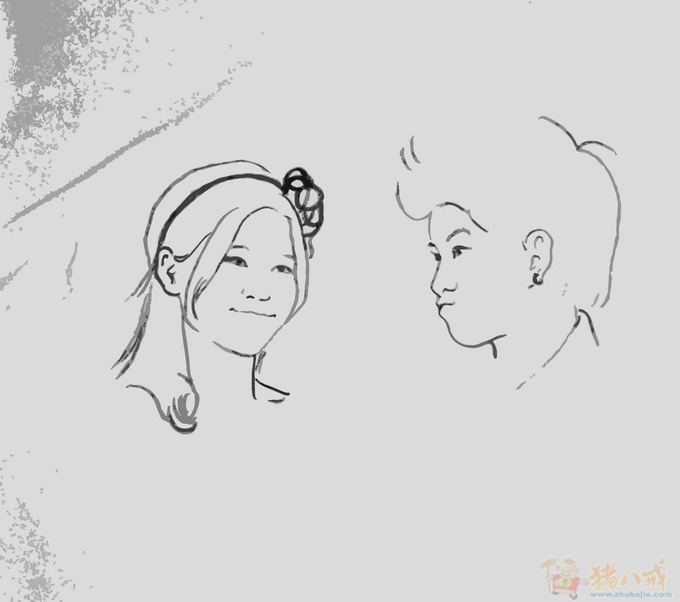 <em>根据照片画漫画</em>_行者天翁_22885587_猪八戒