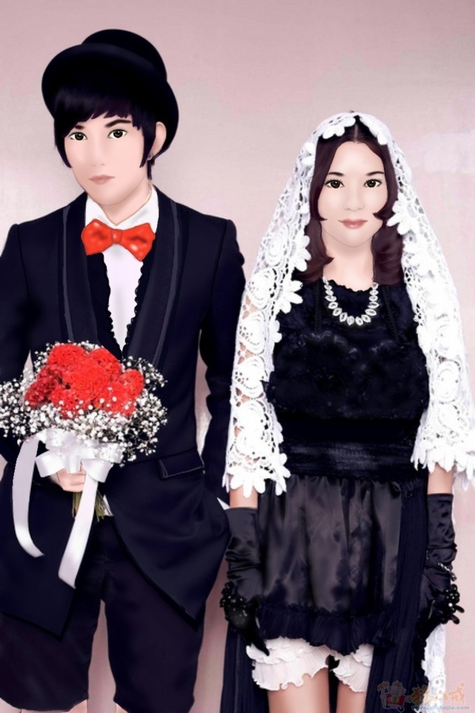 <em>根据照片画漫画</em>_幽罗公主_23104721_猪八戒