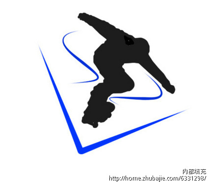 滑板店铺logo标志设计