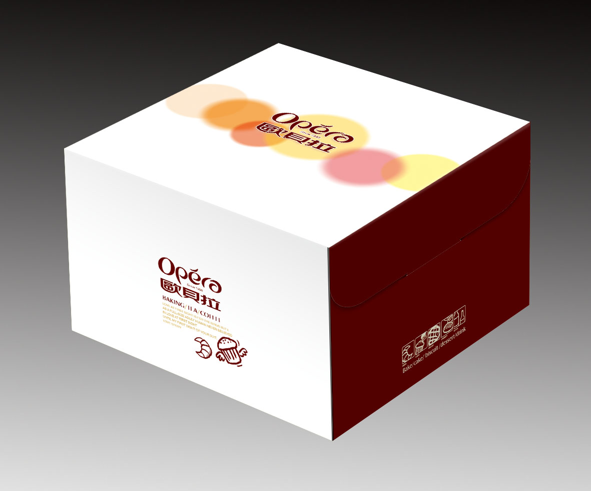蛋糕盒包装设计-宣传册设计-宣传品设计