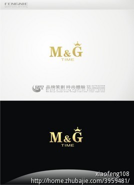 广州m&g模特经纪公司logo设计