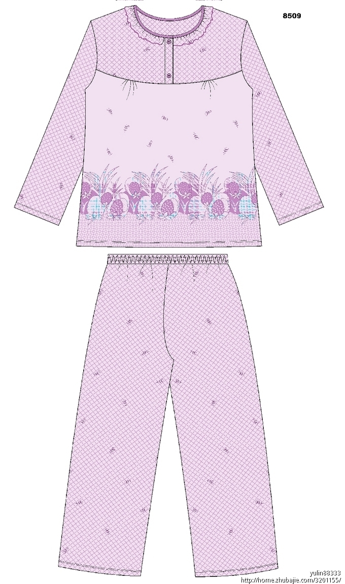 征集2012年秋冬季睡衣家居服设计 韩林工作室 投标-猪八戒网