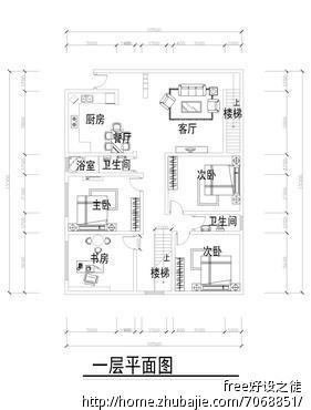 自建房两层设计户型图制作