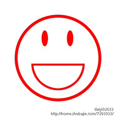 购物袋上简易的笑脸图案设计-图标设计-logo/vi设计