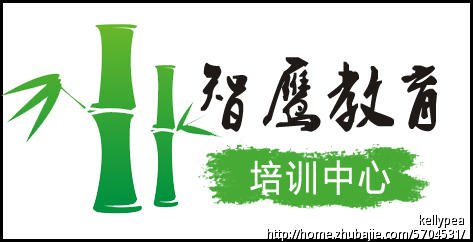 智鹰教育标志及内部教材设计图片