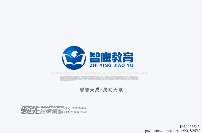 智鹰教育标志及内部教材设计 领先品牌设计 投标-猪八戒网图片
