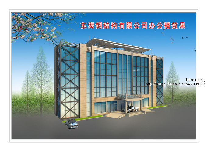 企业大门及办公楼设计 逸扬设计工作室 投标-猪八戒网