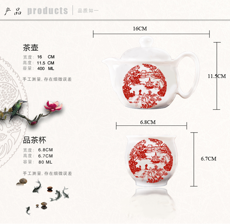 茶杯(茶壶)图案设计