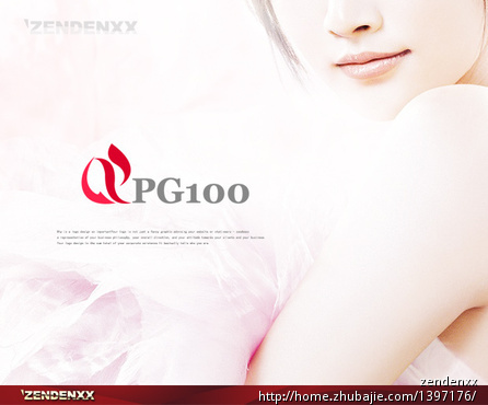 时尚女生饰品PG100品牌标志设计-LOGO设计