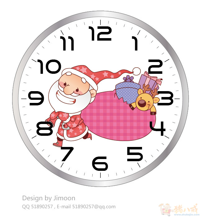 简单任务 挂钟表盘设计 旧时光与猫 投标-猪八戒网