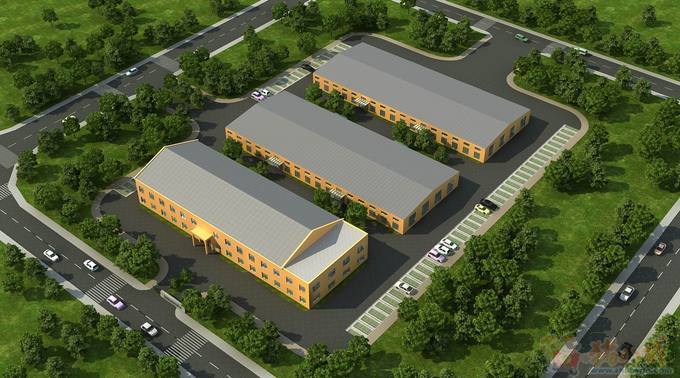 制作三维工厂效果图 维信动画 投标-猪八戒网