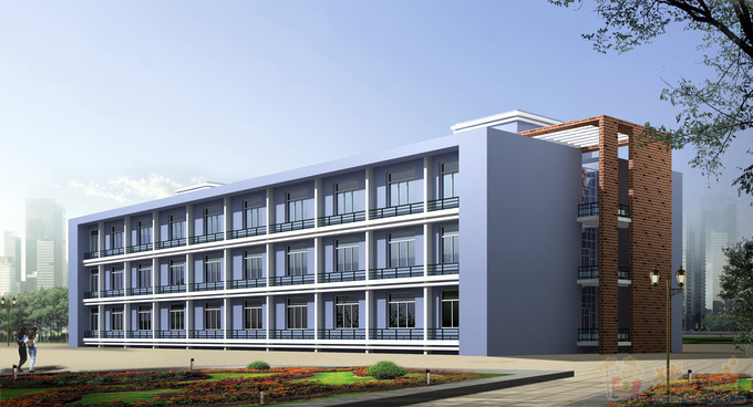 小型工厂办公楼和职工楼设计 杰俊工作室 投标-猪八戒网