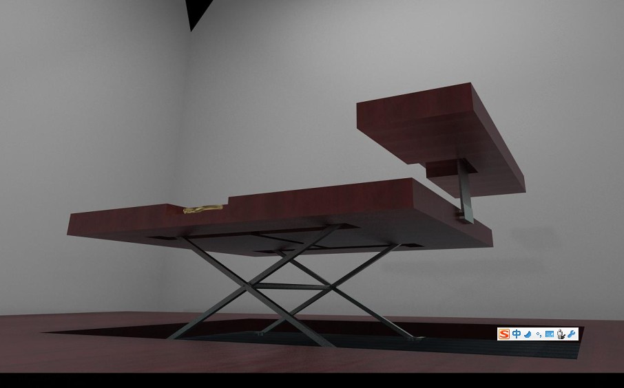 家具工业设计- 生活魔方功能性组合木地板