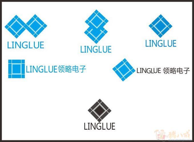 集成电路芯片logo及简单vi设计 mmjan 投标-猪八戒网