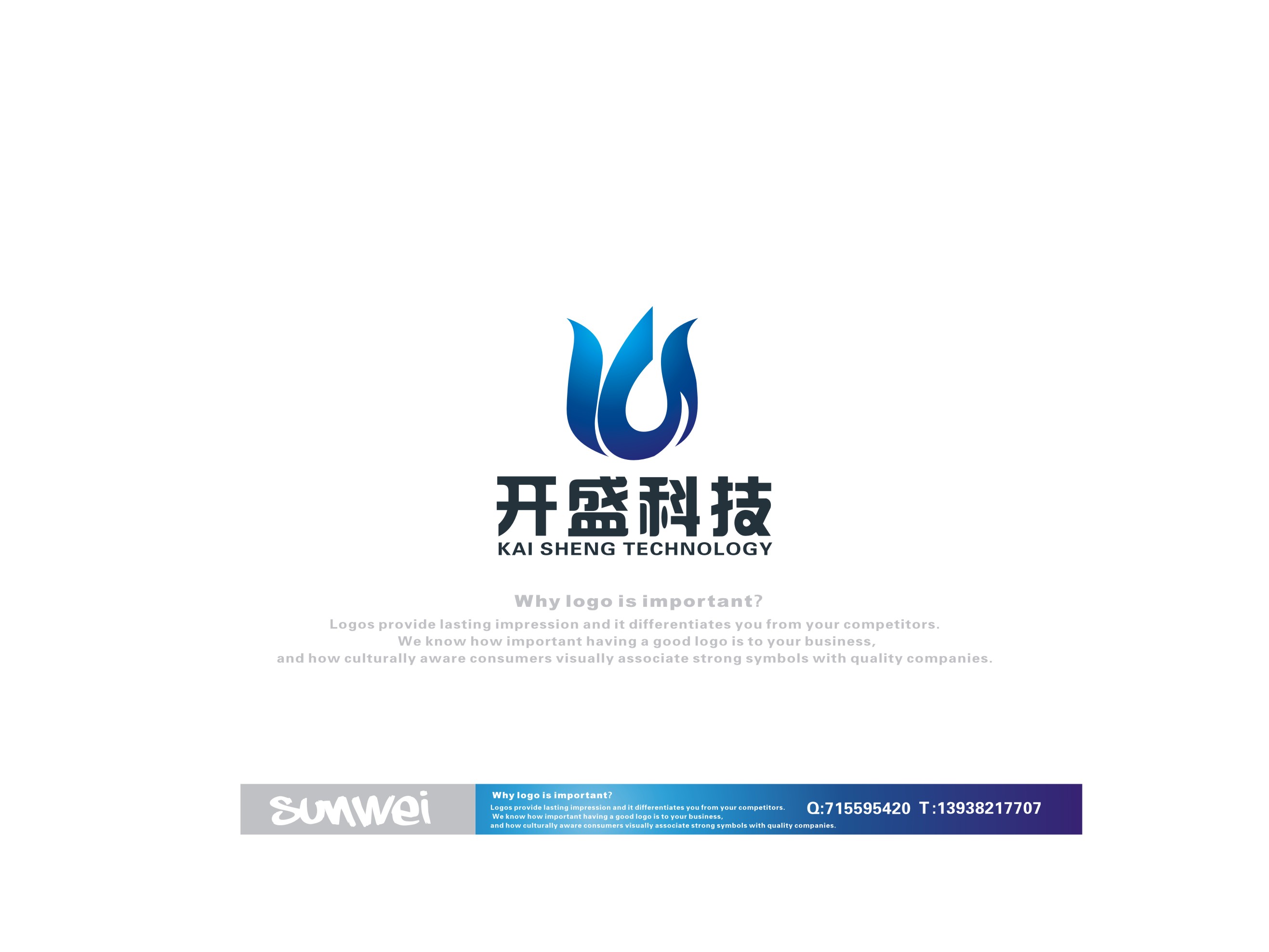 信息技术公司logo及名片设计